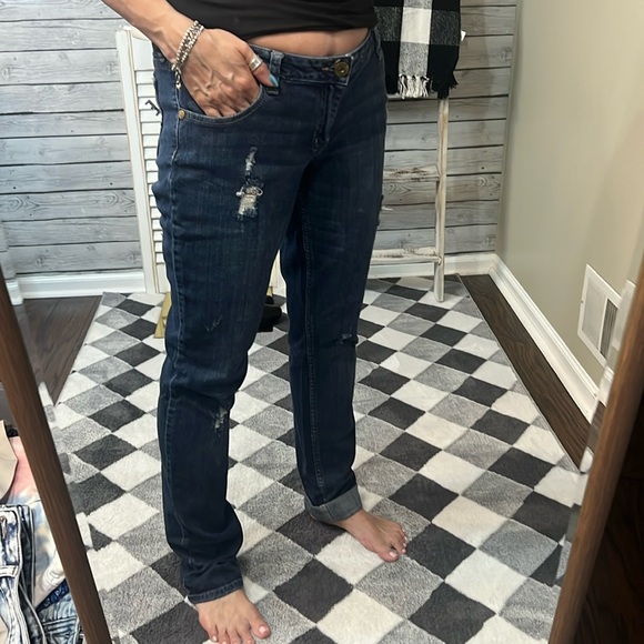 Arizona Jean 13 Long distressed super comfortable jeans - Picture 7 of 10